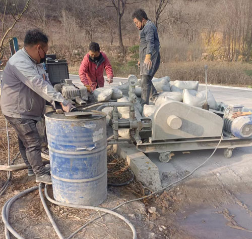 黄梅路面下沉注浆